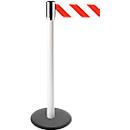 Tape post GLA 29, white, red/white tape
