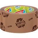 Tape verpakkingstape tesapack® Eco & Strong, 6 rollen, bruin (bedrukt)