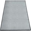 Tapis anti-salissures Eazycare Style de Miltex, de forme carrée, antistatique, résistant aux UV, lavable, en ECONYL® et caoutchouc Niltril, 1 200 x 2 000 mm, gris trafic