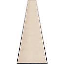 Tapis anti-salissures Eazycare Style de Miltex, rectangulaire, antistatique, résistant aux UV, lavable, en ECONYL® et caoutchouc Niltril, 850 x 3 000 mm, ivoire clair
