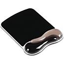 Tapis de souris avec coussinet en gel Kensington Duo, canaux d'aération, fonction mémoire, L 182 x P 240 x H 25 mm, noir-gris