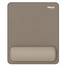 Tapis de souris Fellowes Breyta, avec repose-poignets et protection Microban®, caoutchouc, L 200 x P 240 x H 17,5 mm, beige sable