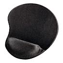 Tapis de souris hama Ergonomic Mini, repose-poignets rembourré, L 200 x l 230 x H 21 mm, mousse PU à mémoire de forme, noir
