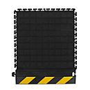 Tapis pour atelier 523, extrémité noir 02, 900 x 1000 mm