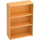 TARA boekenkast, 3 OH, stapelbaar, B. 800 x D 330 x H 1144 mm, beukendecor