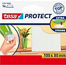 tesa® Filzgleiter Protect®, rechteckig, selbstklebend, L 80 x B 100 mm, weiß, 1 Stück