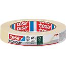 tesa Malerband Economy, 50 m × 19 mm, chamois – glatte Flächen, leicht ablösbar, rückstandsfrei