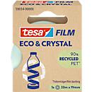 tesafilm® eco & crystal Klebeband, transparent, reißfest, L 33 m x B 19 mm, 1 Rolle