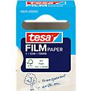 tesafilm® Paper film adhésif, transparent, 19 mm x 10 m, sans solvant, inscriptible, 1 rouleau