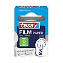 tesafilm® Paper Klebefilm, transparent, 19 mm x 10 m, lösungsmittelfrei, beschriftbar, 1 Rolle