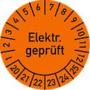 Teste de crachá, electr. testado 