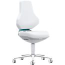 TEXON 2 Reinraum-Arbeitsstuhl Skintec offwhite, ESD- & Reinraum-konform, mit Rollen