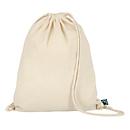 TEXXILLA sporttas, ook als rugzak te gebruiken, natuurlijke koorden, OEKO-TEX® STANDARD 100, L 380 x B 460 mm, Fairtrade katoen, naturel