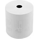 Thermische rol Exacompta, bedrukt aan achterzijde, 1-laags, 48 g/m², L 76 m x B 80 mm, Ø 80 mm, 10 rollen, wit