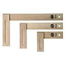 timmermanshoek 400 poot-l.350mm o.verstek korte poot