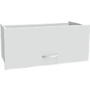 Tiroir à dossiers suspendus ALICANTE, l. 800 x P 400 x H 384 mm, gris clair