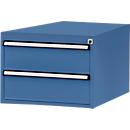 Tiroirs inférieurs Manuflex, pour établi Profi de profondeur 700 mm, bleu brillant