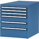 Tiroirs inférieurs Manuflex, pour établi Profi de profondeur 700 mm, bleu brillant