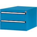 Tiroirs inférieurs Manuflex, pour établi Profi de profondeur 700 mm, bleu clair