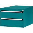 Tiroirs inférieurs Manuflex, pour établi Profi de profondeur 700 mm, turquoise