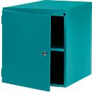 Tiroirs inférieurs Manuflex, pour établi Profi de profondeur 700 mm, turquoise