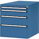 Tiroirs inférieurs Manuflex, pour P 800 mm, bleu brillant