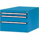Tiroirs inférieurs Manuflex, pour P 800 mm, bleu clair