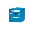 Tiroirs inférieurs Manuflex, pour P 800 mm, bleu clair