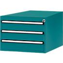 Tiroirs inférieurs Manuflex, pour P 800 mm, turquoise