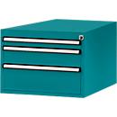 Tiroirs inférieurs Manuflex, pour P 800 mm, turquoise