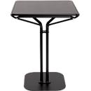 Tisch Bistro 60X60 Tischplatte lackiert schwarz