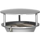 Toit, pour cendrier sur pied, en plastique, argent