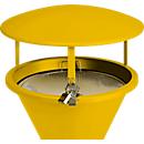 Toit pour cendrier sur pied, jaune