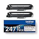 Toner Brother d'origine TN-247BK, lot de deux, noir