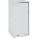 Tool cupboard, H 1000 x W 500 x D 500 mm, light grey RAL 7035