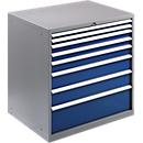 Tool cupboard WSK 5410-8E, 8 drawers, 1000 mm high