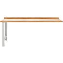 TOP-werkbank, aanbouweenheid, 2000 mm breed, lichtgrijs