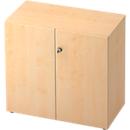 TOPAS LINE archiefkast, 2 dossierhoogtes, afsluitbare deuren, ahorn decor/mapeldoorn decor