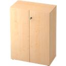 TOPAS LINE archiefkast, 3 dossierhoogtes, afsluitbare deuren, ahorn decor/mapeldoorn decor