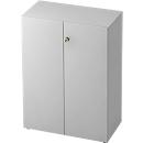 TOPAS LINE archiefkast, 3 dossierhoogtes, afsluitbare deuren, lichtgrijs/lichtgrijs
