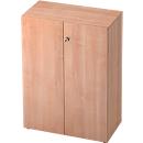 TOPAS LINE archiefkast, 3 dossierhoogtes, afsluitbare deuren, notendecor/noten decor