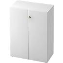 TOPAS LINE archiefkast, 3 dossierhoogtes, afsluitbare deuren, wit/wit