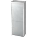 TOPAS LINE roller shutter cabinet, vertical, 6 file heights, light gray
