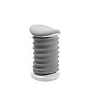 Topstar Hocker SITNESS 4D, ergonomisch, aktives Sitzen, gepolsterter Sattelsitz, höhenverstellbar, um 360° drehbar, Tragegriff, papyrusweiß/grau
