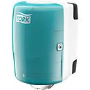 TORK centerfeed dispenser, turquoise/wit
