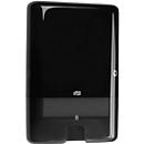Tork® Handdoekdispenser ImageLine 552008, enkele handdoekdispenser, overvulbeveiliging, groot, kunststof, zwart