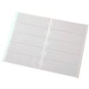 transparent sleeve, self-adhesive, binder spine narrow, 100 pieces
