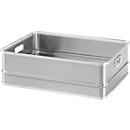 Transport box, stackable, unperforated, 77 l