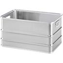 Transport box, stackable, unperforated, 80 l