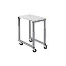 Transport trolley with ESD table TRESTON SAP, 700 x 1000 mm